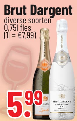 Originalangebot: Brut Dargent – Preis, Gebinde und Bedingungen im abgebildeten Handzettelausschnitt