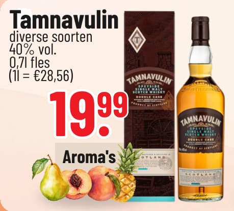 Originalangebot: Tamnavulin – Preis, Gebinde und Bedingungen im abgebildeten Handzettelausschnitt