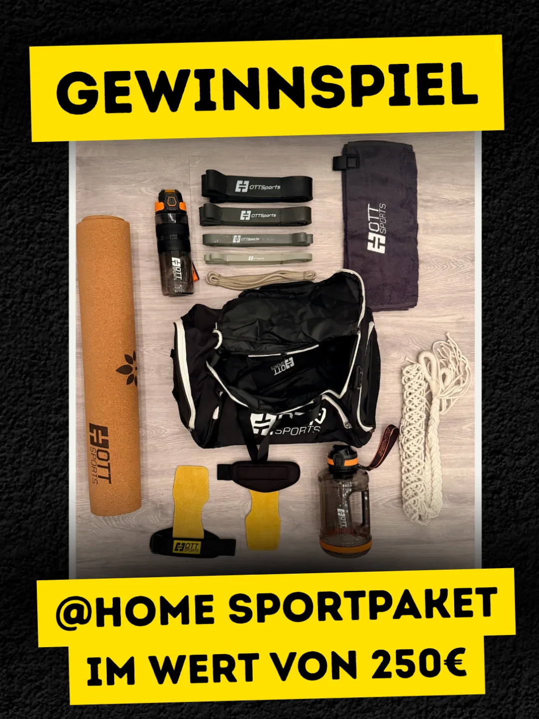 Originele foto bij de winactie: Ott Sports-sportpakket ter waarde van 250 euro