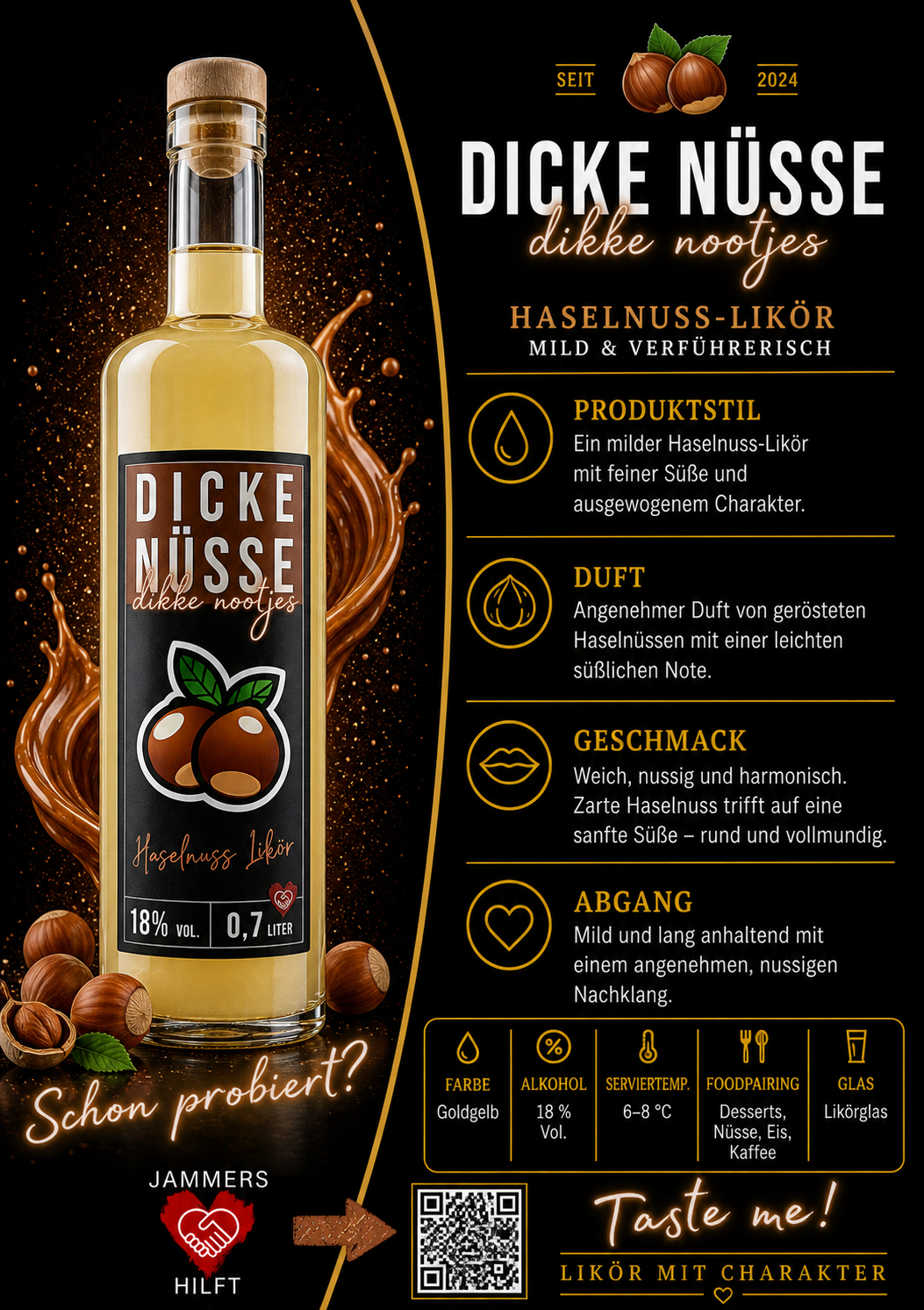 Dicke Nüsse — Haselnuss-Likör