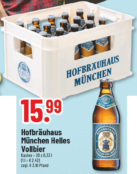 Aanbieding: Hofbräuhaus München Helles Vollbier