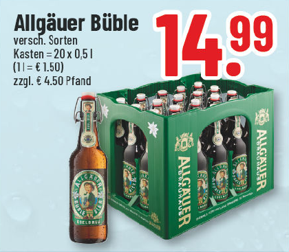 Aanbieding: Allgäuer Büble, verschillende soorten