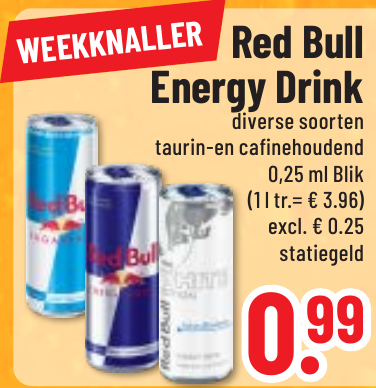 Aanbieding: Red Bull Energy Drink, diverse soorten