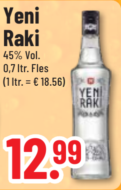 Aanbieding: Yeni Raki, 45% Vol.
